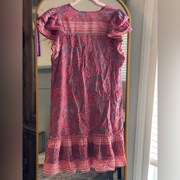 Veronica Beard Lorraine Flutter-Sleeve Mini Dress - Picture 9 of 11